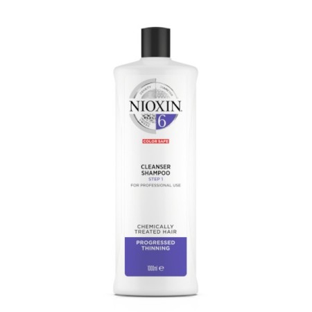 Nioxin Σαμπουάν Καθαρισμού - Σύστημα 6 για μαλλιά με χημικές εργασίες και προχωρημένη αραίωση