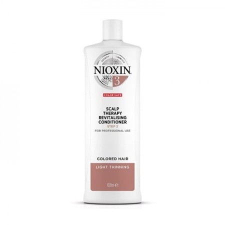 Nioxin Scalp Therapy Condtioner System 3 for Colored Hair with Light Thinning 1000ml